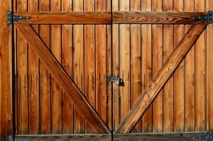 podwójne garaże drewniane